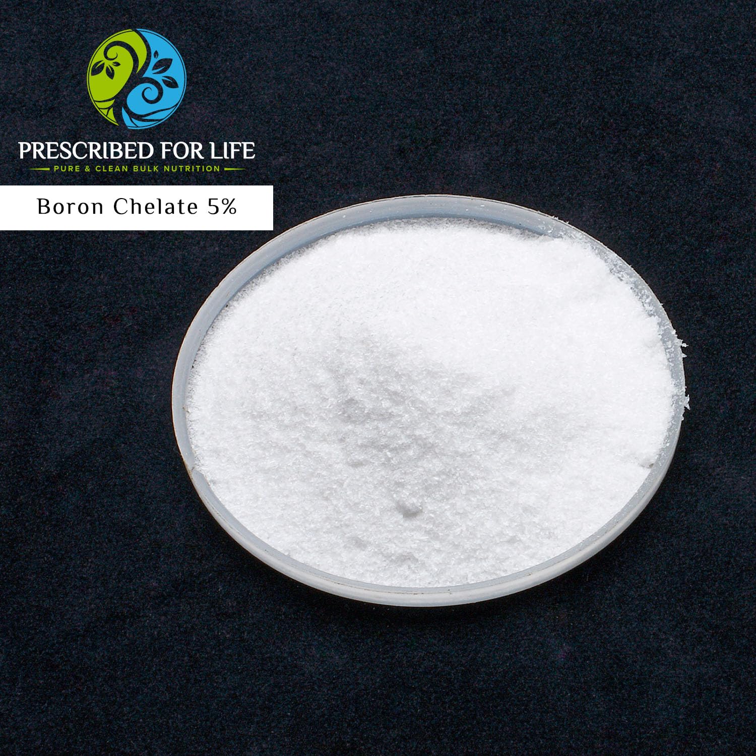 Prescribed for Life Boron Chelate 5% Powder - Natural Boron Supplement for Men & Women | Supports Muscle Health, Bone Strength & Joint Function | Gluten-Free, Vegan, Non-GMO (5kg/11lb) - Ideal for Fitness Enthusiasts & Active Lifestyles