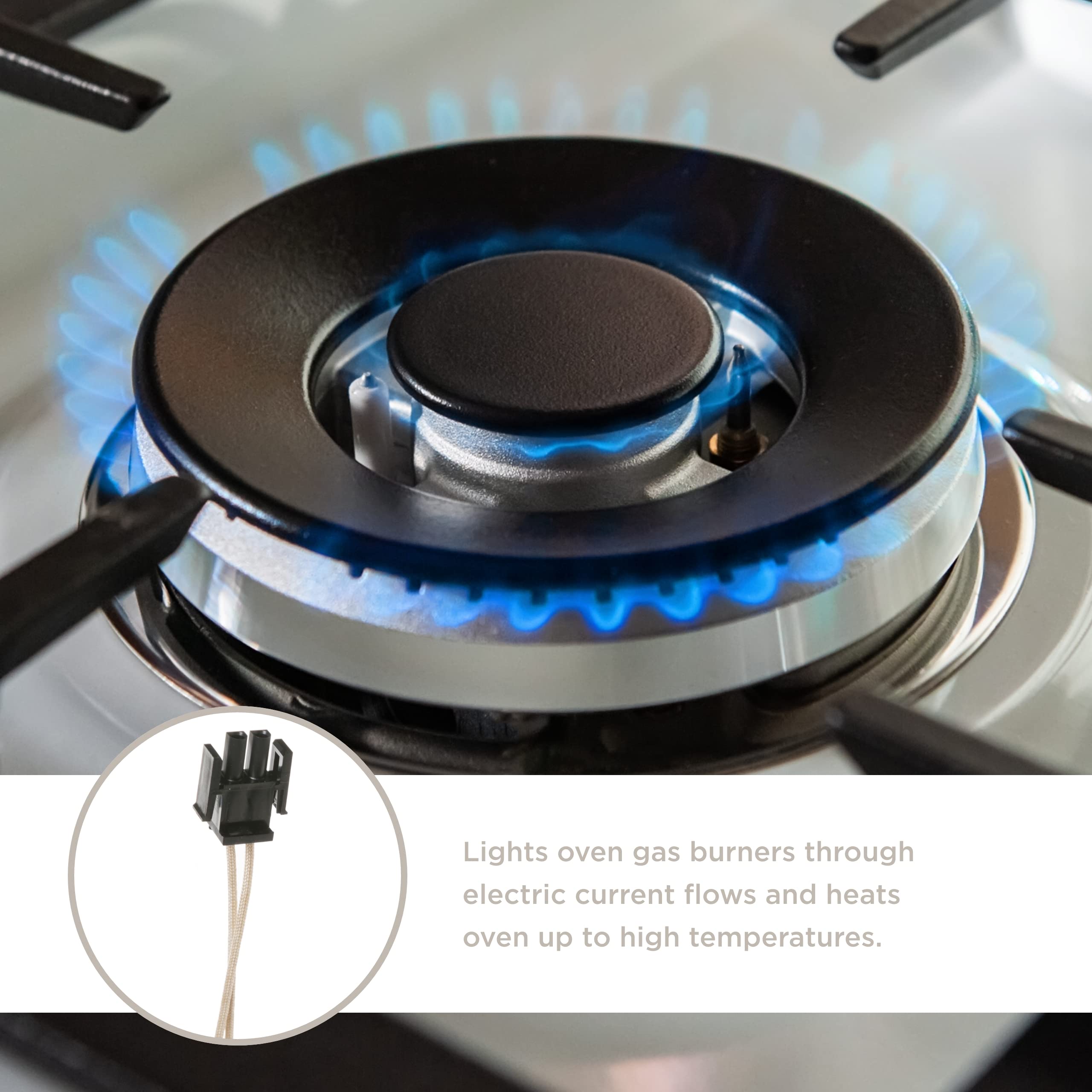 GE Appliances WB13X25262 Range Oven Burner Igniter Replacement Part - Compatible with GE, Hotpoint & More - Perfect for Gas Stove Repair & Maintenance
