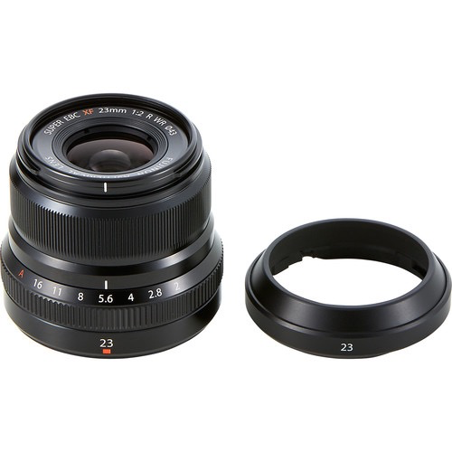FUJINON XF 23mm F2 R WR Black Lens - Fast Aperture Prime Lens for Fujifilm X-Mount Cameras | Perfect for Street, Travel & Portrait Photography