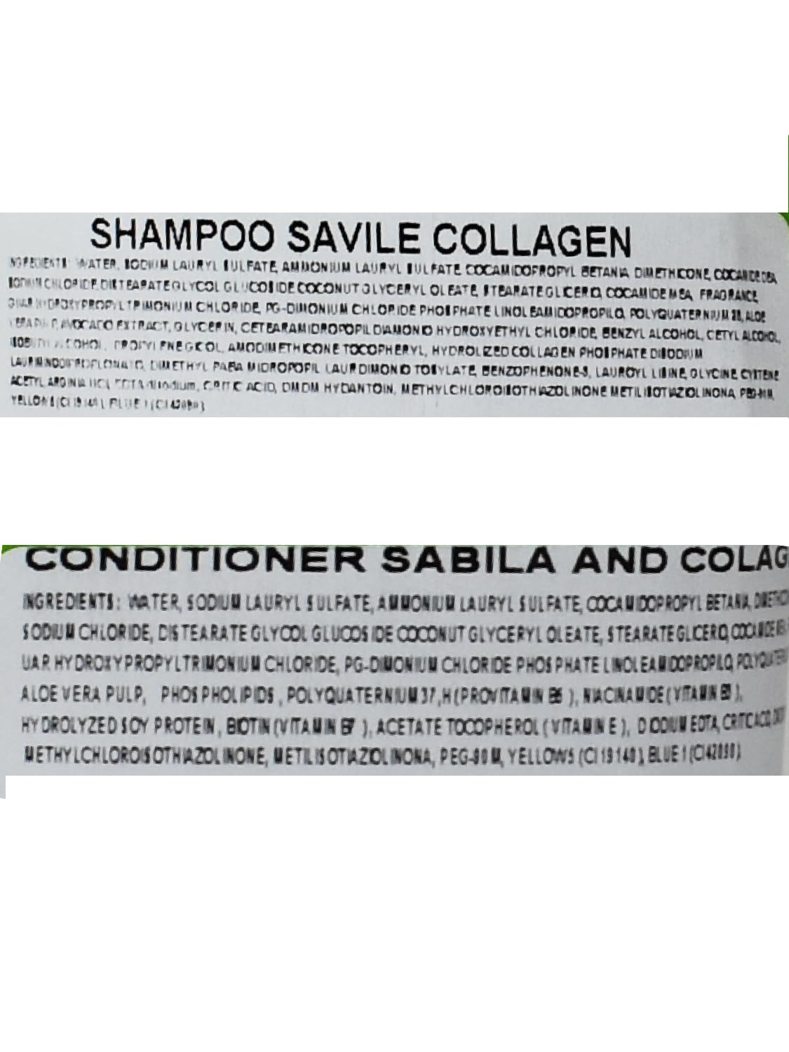 Savile Aloe Vera Collageno Anti Hair Loss Shampoo & Conditioner Set - 750ml for Thicker, Healthier Hair | Stops Hair Fall & Promotes Growth | Perfect for Daily Hair Care Routine