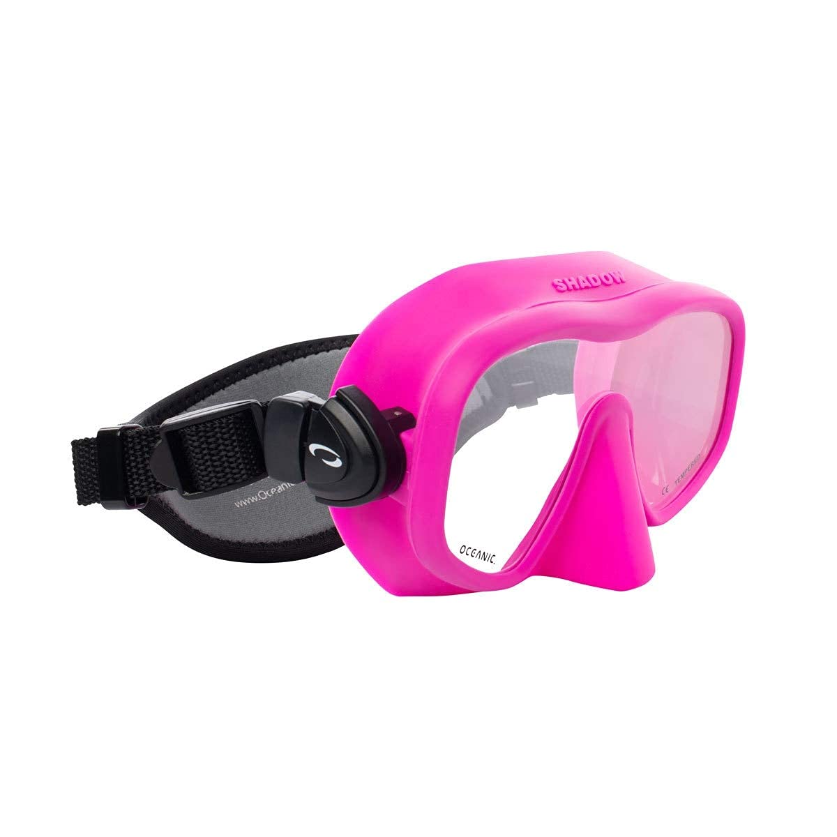 Oceanic Shadow Mask Neo Strap - Pink Snorkeling Scuba Diving Gear for Comfortable Underwater Adventures