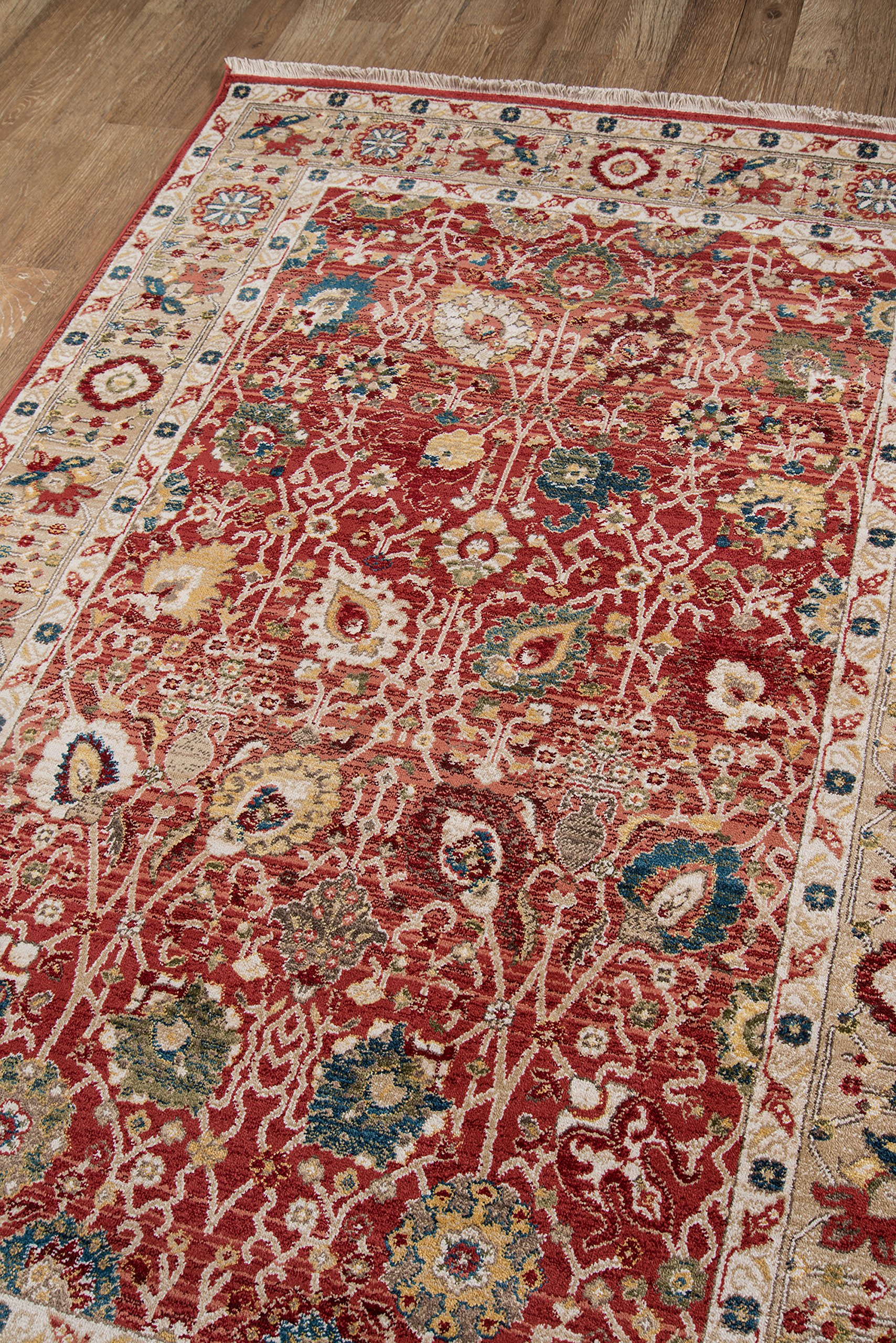 Momeni Lenox Red Area Rug 7'6