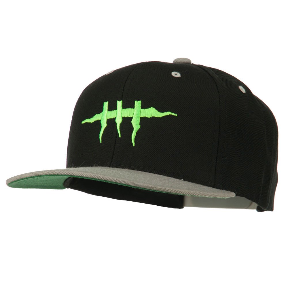 Halloween Monster Stitches Embroidered Snapback Cap - Trendy Embroidered Hat for Cosplay, Halloween Parties & Costume Accessories | e4Hats.com