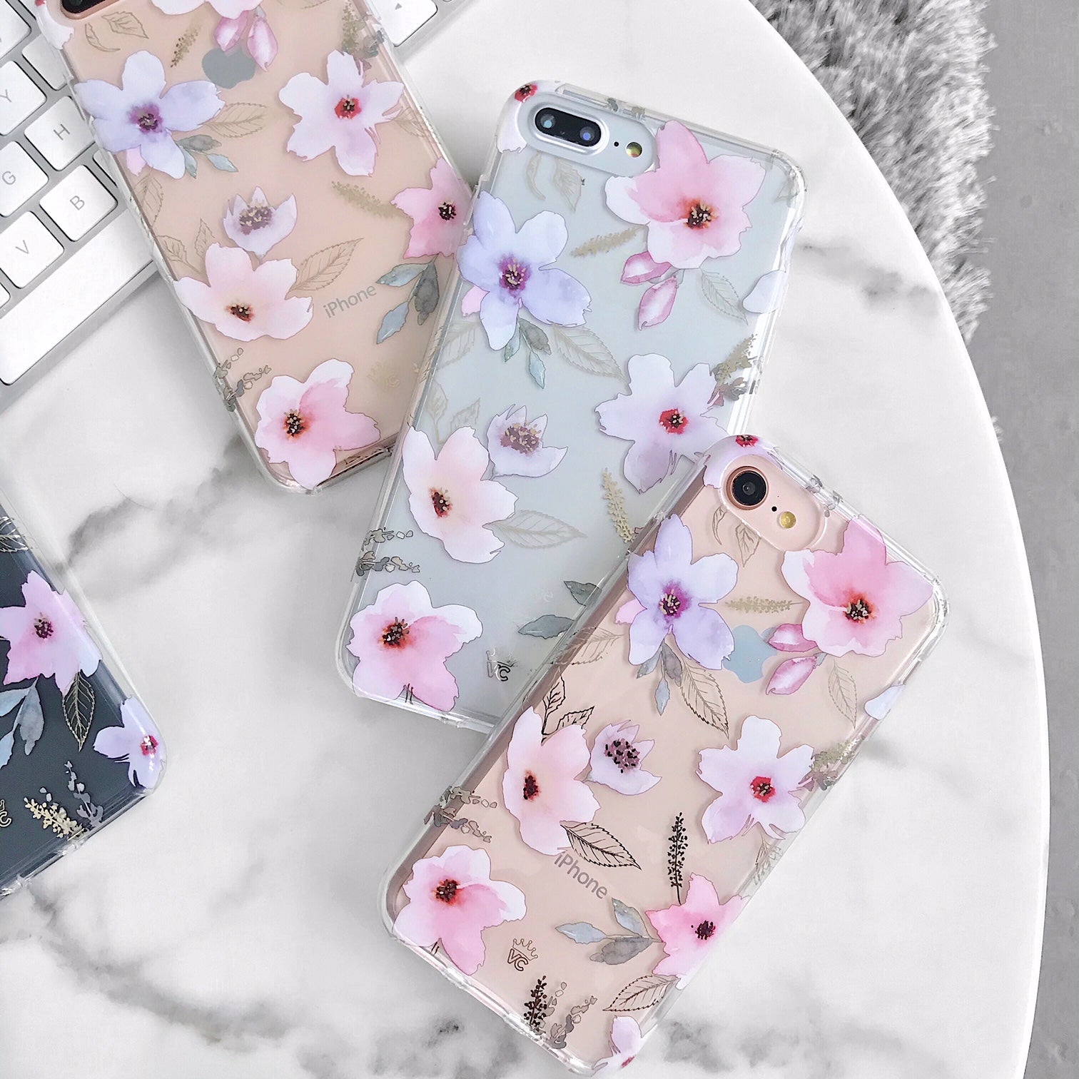 Magnolia Floral iPhone Case - Elegant Flower Design Protective Cover for iPhone 12/13/14/15 Pro Max - Perfect for Spring Outfits & Nature Lovers