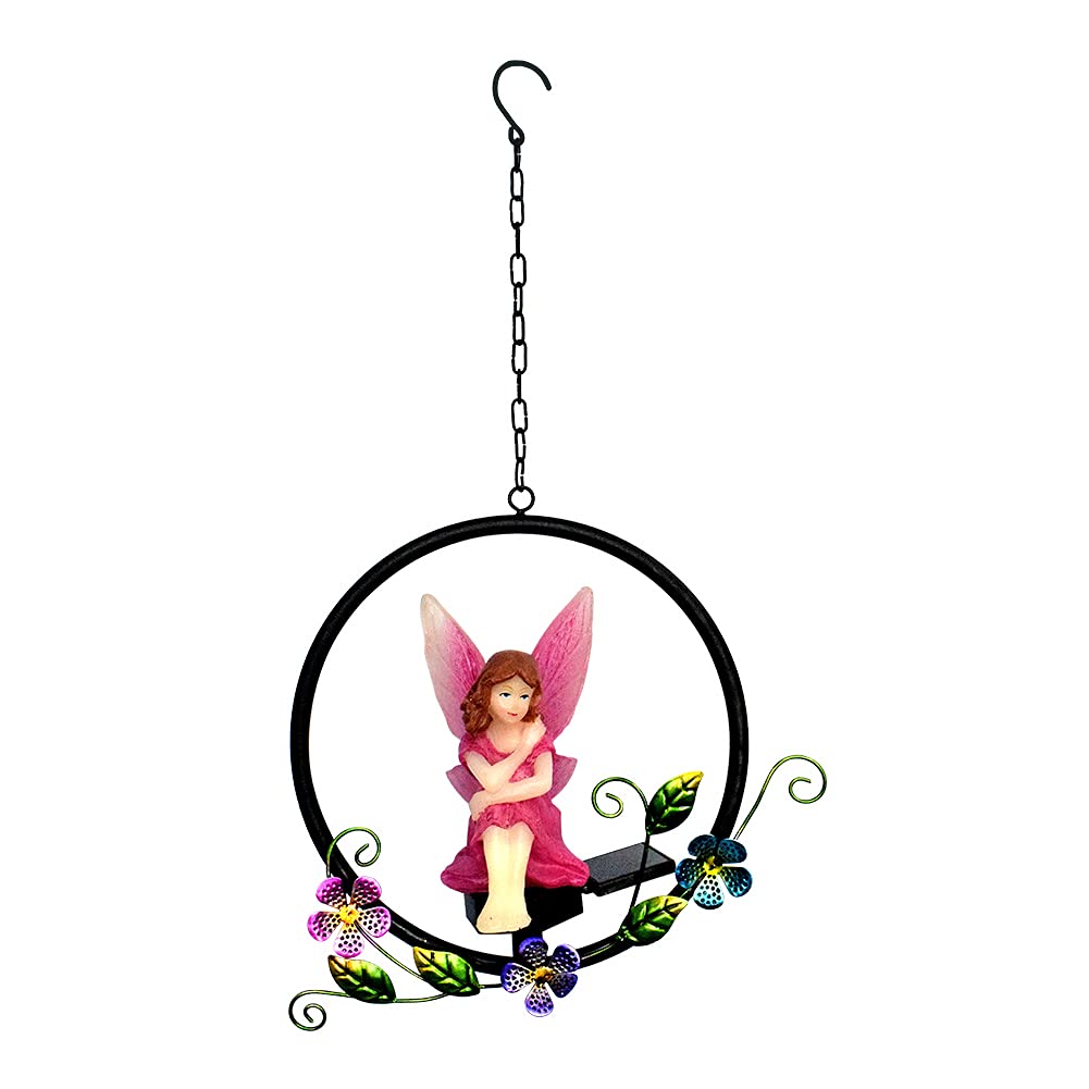 Solar Powered LED Fairy Flower Stake Lights - Waterproof Outdoor Garden Decoration for Lawn, Pathway, Patio & Landscape Lighting