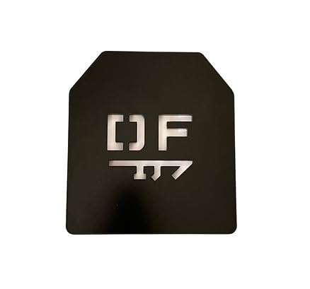 Directional Force Weight Vest Plates - 27.5 LB Steel Plates Pair for Gym Training & CrossFit | Durable Workout Equipment for Strength Training, Endurance & Fitness | Perfect for Home Gym, Outdoor Exercise & Military Training