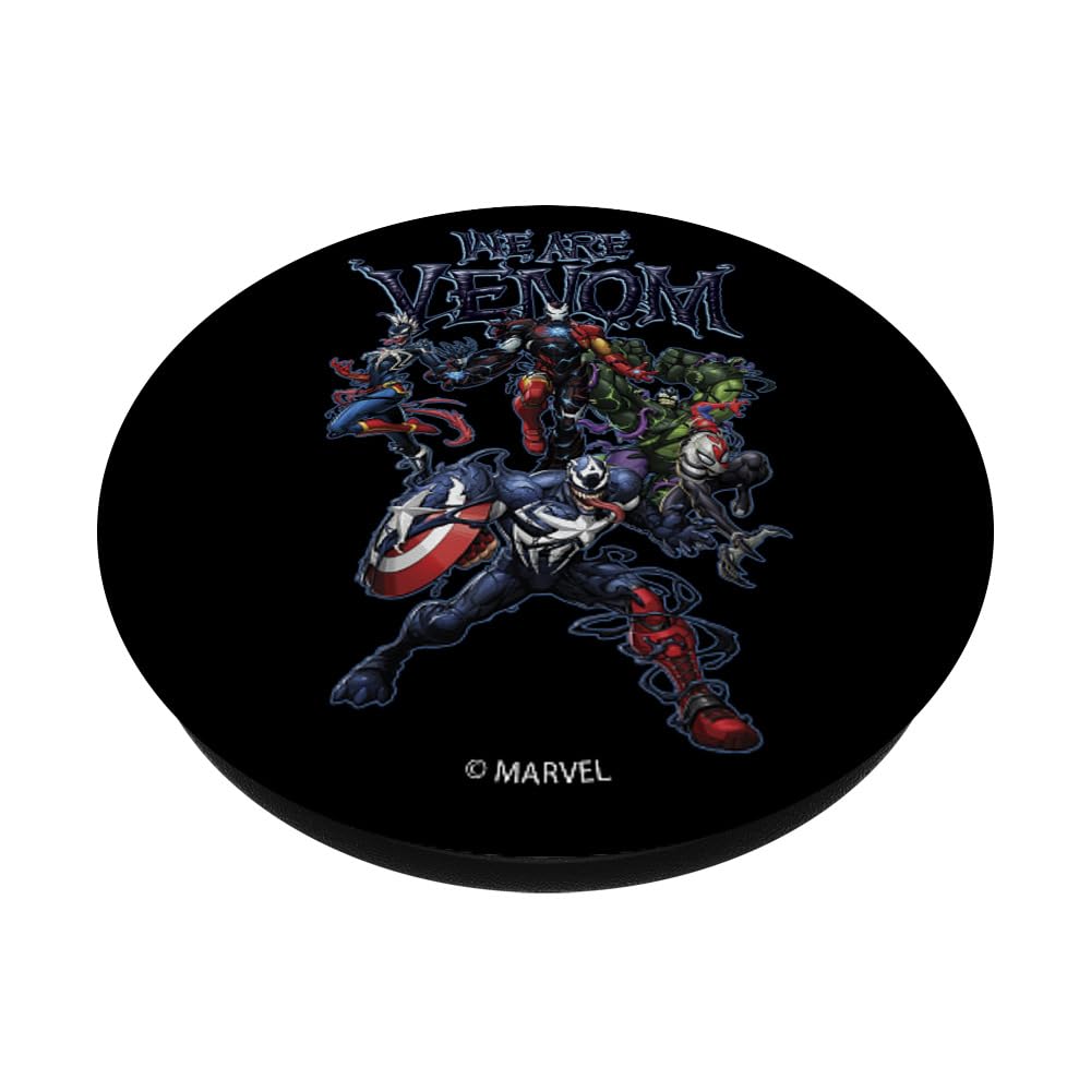 Marvel We Are Venom PopSockets Standard PopGrip - Swappable Phone Grip & Stand for Phones, Tablets - Perfect for Marvel Fans, Gaming, Work & Travel