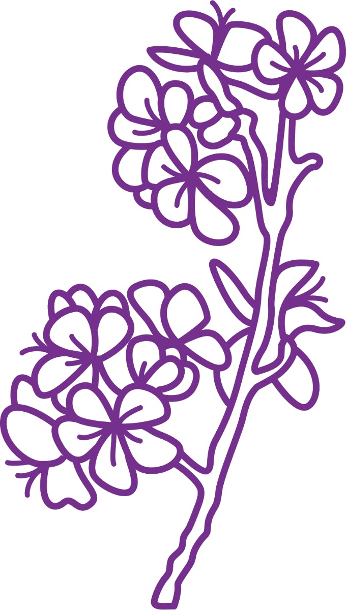 Peach Blossom Branch Metal Die Cut Stencils for DIY Scrapbooking, Card Making, Photo Albums - Floral Embossing Templates for Handmade Greeting Cards, Wedding Invitations & Home Decor Crafts