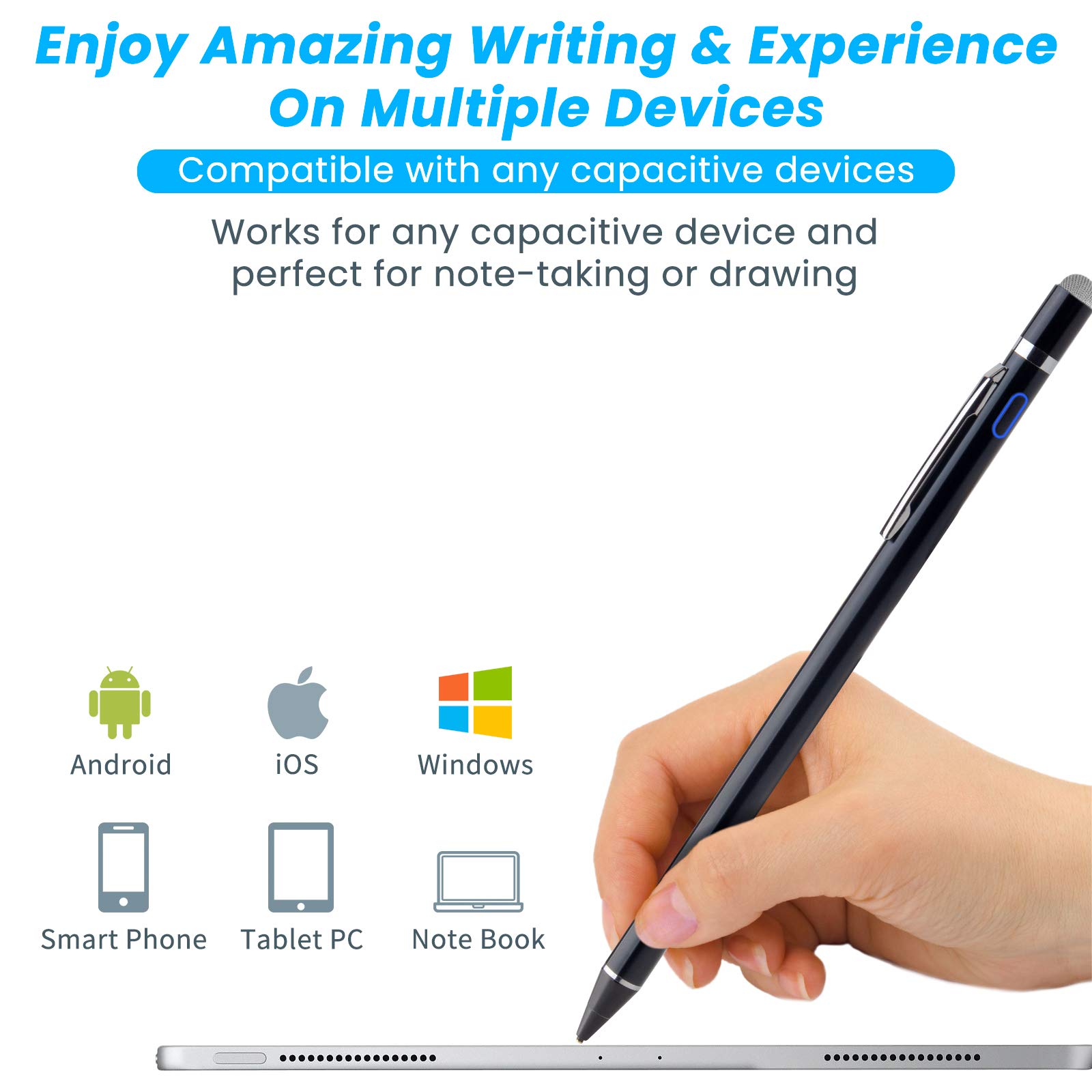 EDIVIA 1.5mm Stylus for Acer Chromebook Aspire Switch - Digital Pencil for Drawing & Note-Taking