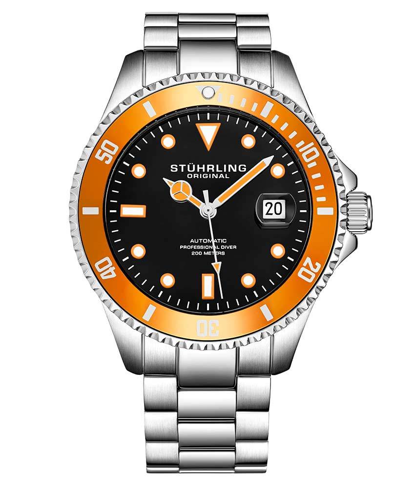 Regatta Automatic 42mm Diver Watch - Waterproof Stainless Steel Men's Watch with Date Function - Perfect for Scuba Diving, Swimming & Outdoor Adventures