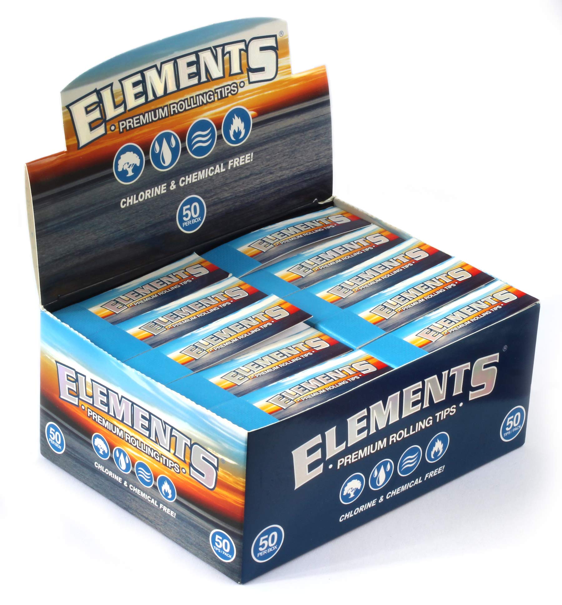 Premium Rolling Tips - 50 Pack | Slow Burning, Natural Hemp | Perfect for Rolling Papers & Cones | Ideal for Smoking, DIY Rolling, and Travel Use