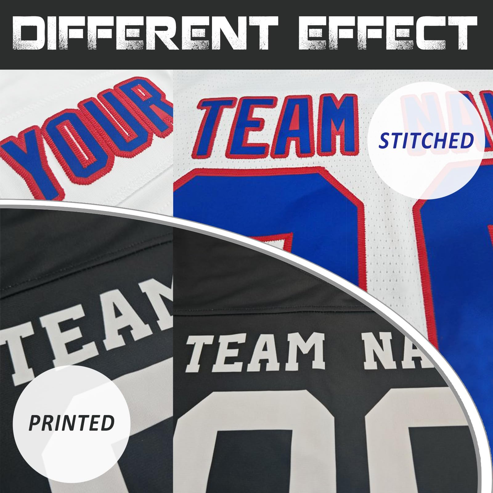 Custom Personalized Football Jerseys - Stitched & Printed Name/Number - Men's Women's Youth Team Uniform Shirts - Perfect for Fans, Gifts & Game Day Outfits