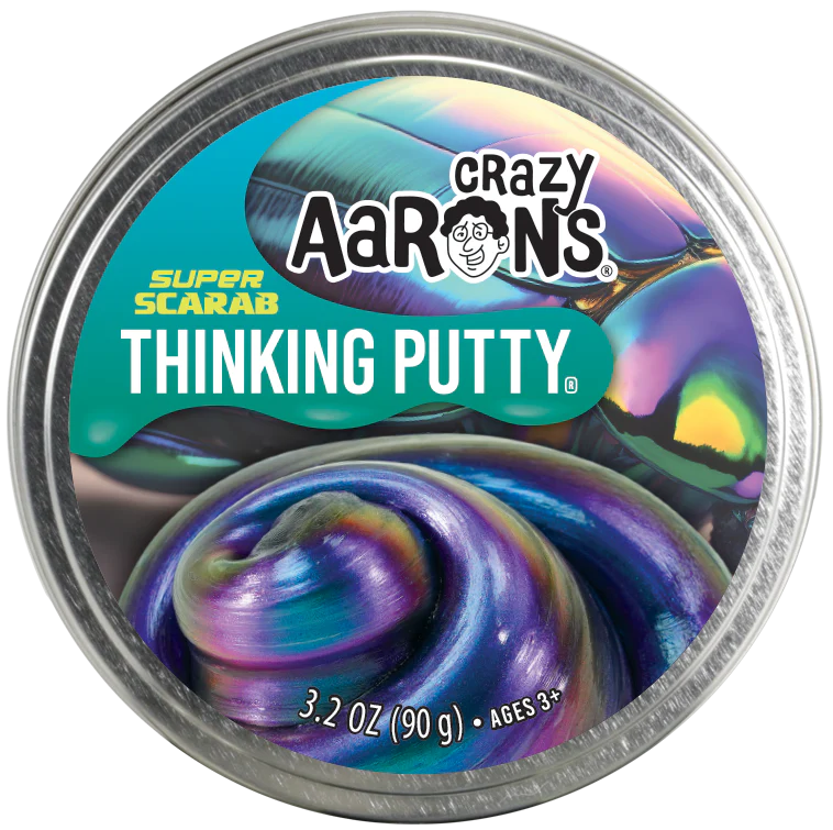 Crazy Aarons Thinking Putty - Super Illusions Super Scarab, Sensory & Stress Relief Fidget Toy for Kids & Adults - Perfect for Office, School, and Anxiety Relief