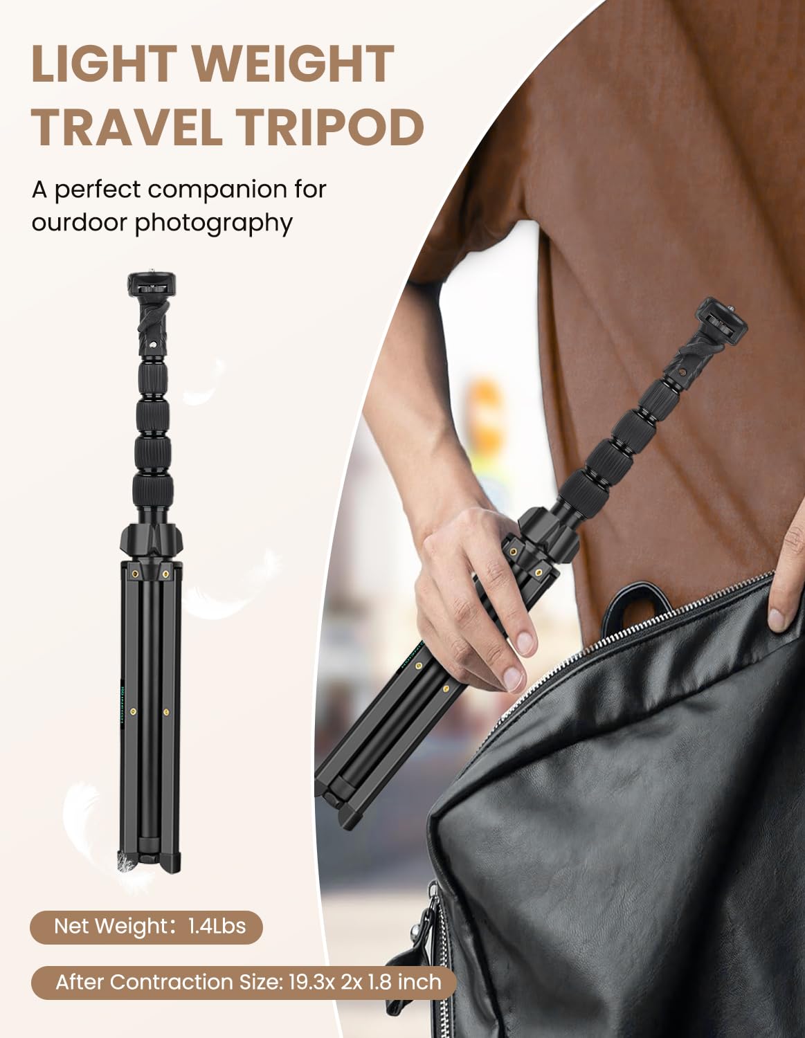 Nineigh 190cm Aluminum Phone Tripod with Remote & Holder - Extendable Selfie Stick Stand for iPhone, Samsung, Huawei & Action Cameras - Perfect for Vlogging, Live Streaming & Outdoor Photography
