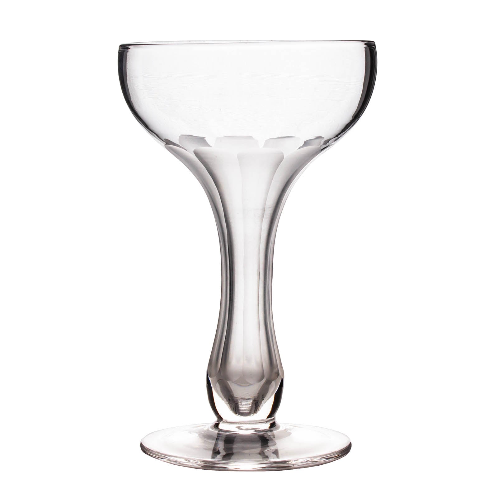 BarConic® Elegant Hollow Stem Champagne Coupe Glasses - Perfect for Weddings, Parties & Romantic Dinners