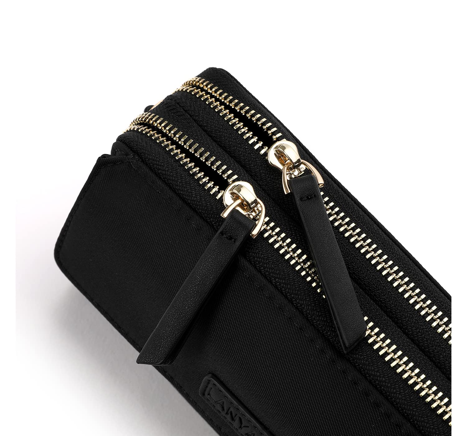 Lanyani RFID Blocking Crossbody Wallet Wristlet Purse for Women - Vegan Leather Phone Holder with Card Slots | Perfect for Travel, Shopping & Everyday Use