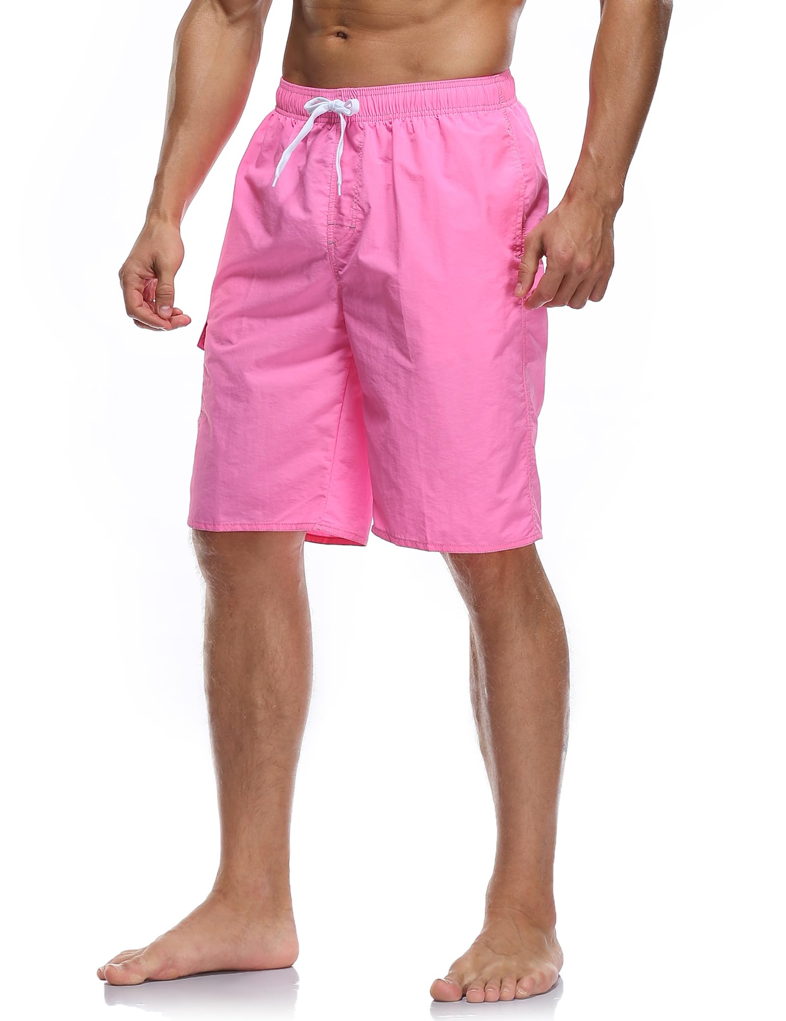 Men's Quick Dry Swim Trunks - Lightweight Board Shorts with UPF 50+ Sun Protection for Swimming, Beach & Water Sports | Perfect for Pool, Surfing & Vacation Wear