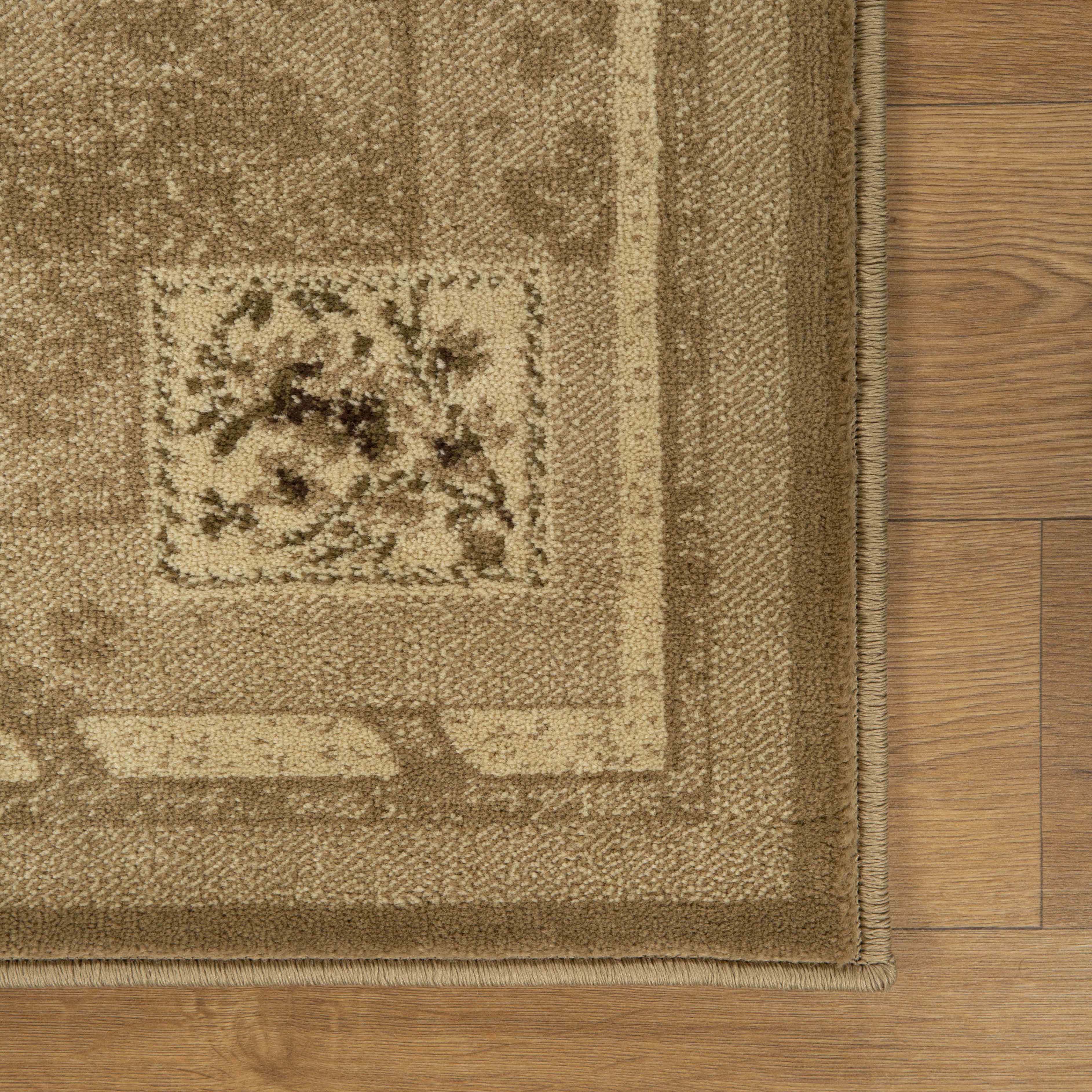 Minimalist Modern Floral Block Indoor Area Rug - Non-Slip Living Room Bedroom Runner Carpet for Home Decor