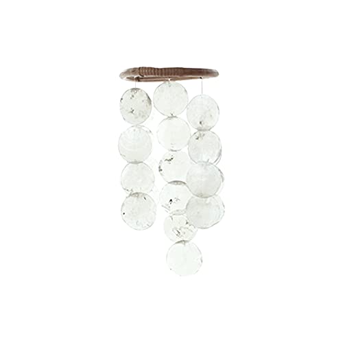 Romantic Seashell Wind Chime - Nordic Style Hanging Decor for Home, Office, Nursery & Kids Room - Coastal Themed Wall Pendant for Indoor & Outdoor Use - Perfect for Beach House, Patio, Garden & Relaxation Spaces (Color: 1)