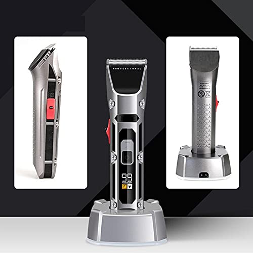Professional 6H Cordless Hair Clipper & Trimmer for Men - Lithium Battery Barber Shaving Machine with Strong Power | Home Haircut & Salon Styling Tool by JJKY