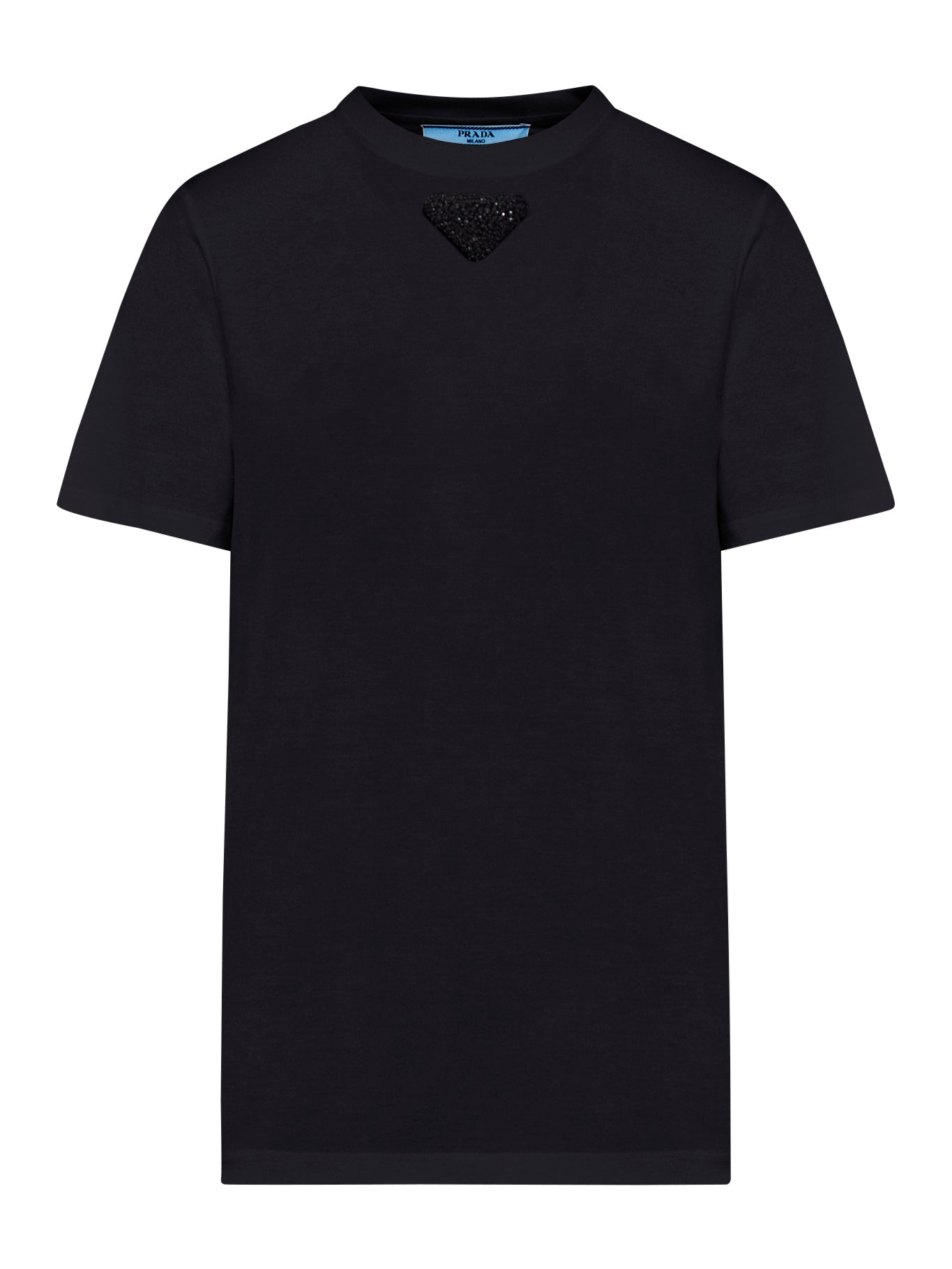 Premium Jersey T-Shirt with Embroidered Triangle Design - Soft Cotton Men's & Women's Casual Tee for Everyday Wear, Street Style & Layering