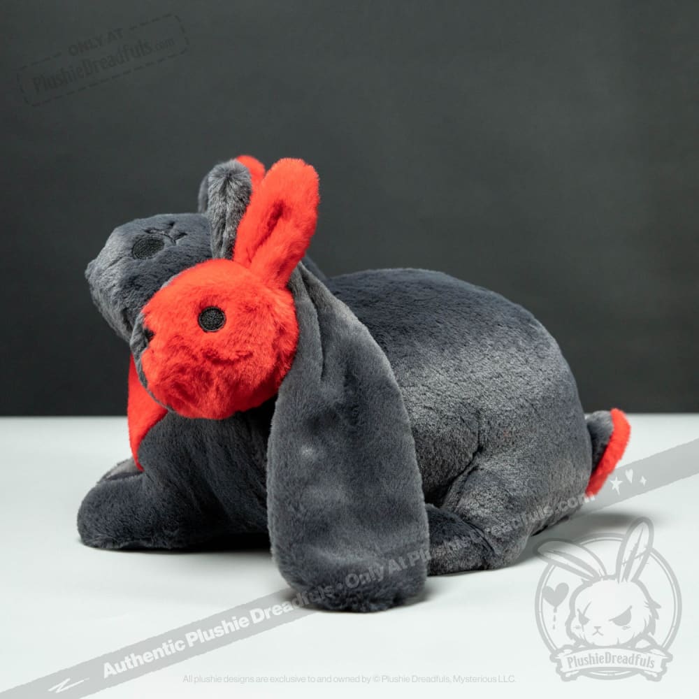 Plushie Dreadfuls Cerberus Rabbit Stuffed Animal - Soft Three-Headed Mythological Plush Toy for Collectors, Unique Gift for Horror Fans & Home Decor