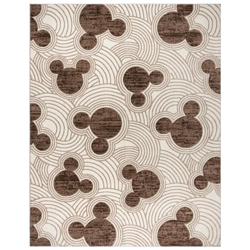 Mickey Pop Art, Ivory/Brown