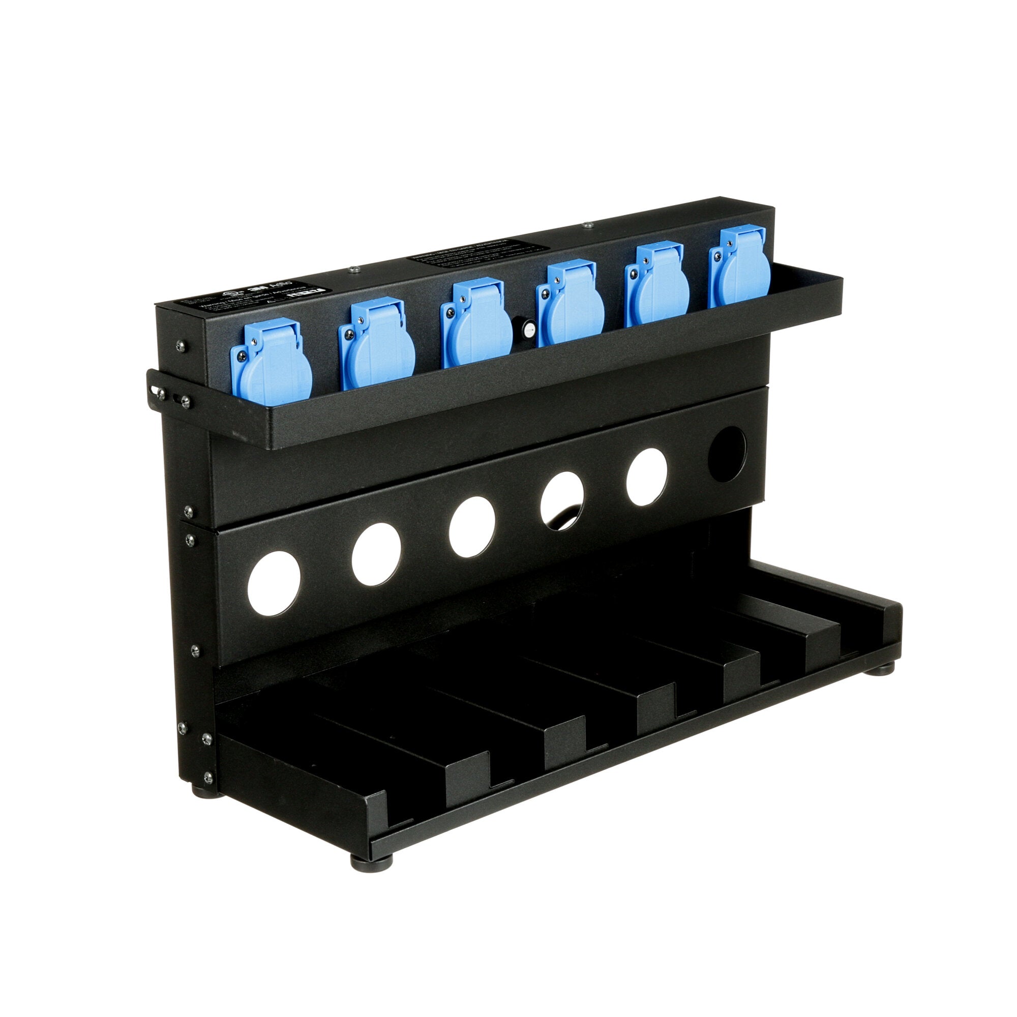 3M Adflo 6-Position Battery Charging Stand (Model 35 0099 08N6) - Fast Charging Station for Multiple Batteries - Perfect for Construction, Welding & Industrial Work Environments
