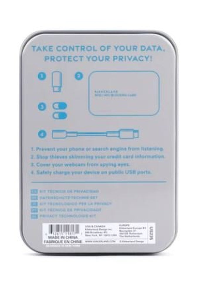 Kikkerland Privacy Tech Kit - Anti-Spy Camera Detector & Hidden Device Finder for Home, Office & Travel Security