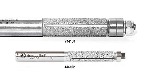 Amana Tool 44105 Diamond Coated Flush Trim Router Bit for Carbon Fiber & Fiberglass Cutting - Perfect for CNC Machining, Woodworking, and Composite Material Fabrication
