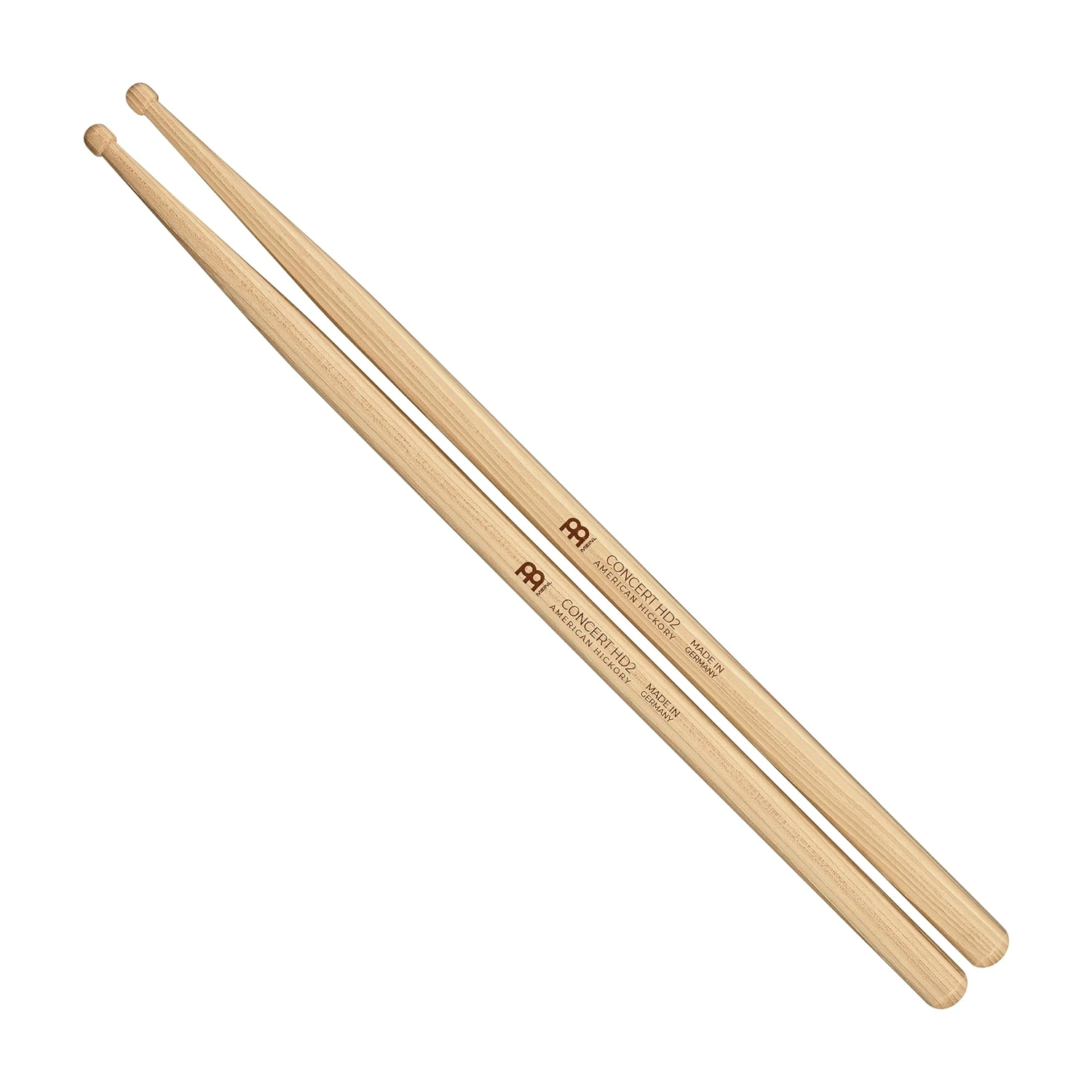 Premium American Hickory Drumsticks - Concert HD2 SB130 for Professional Drummers & Live Performances | Perfect for Rock, Jazz & Studio Recording