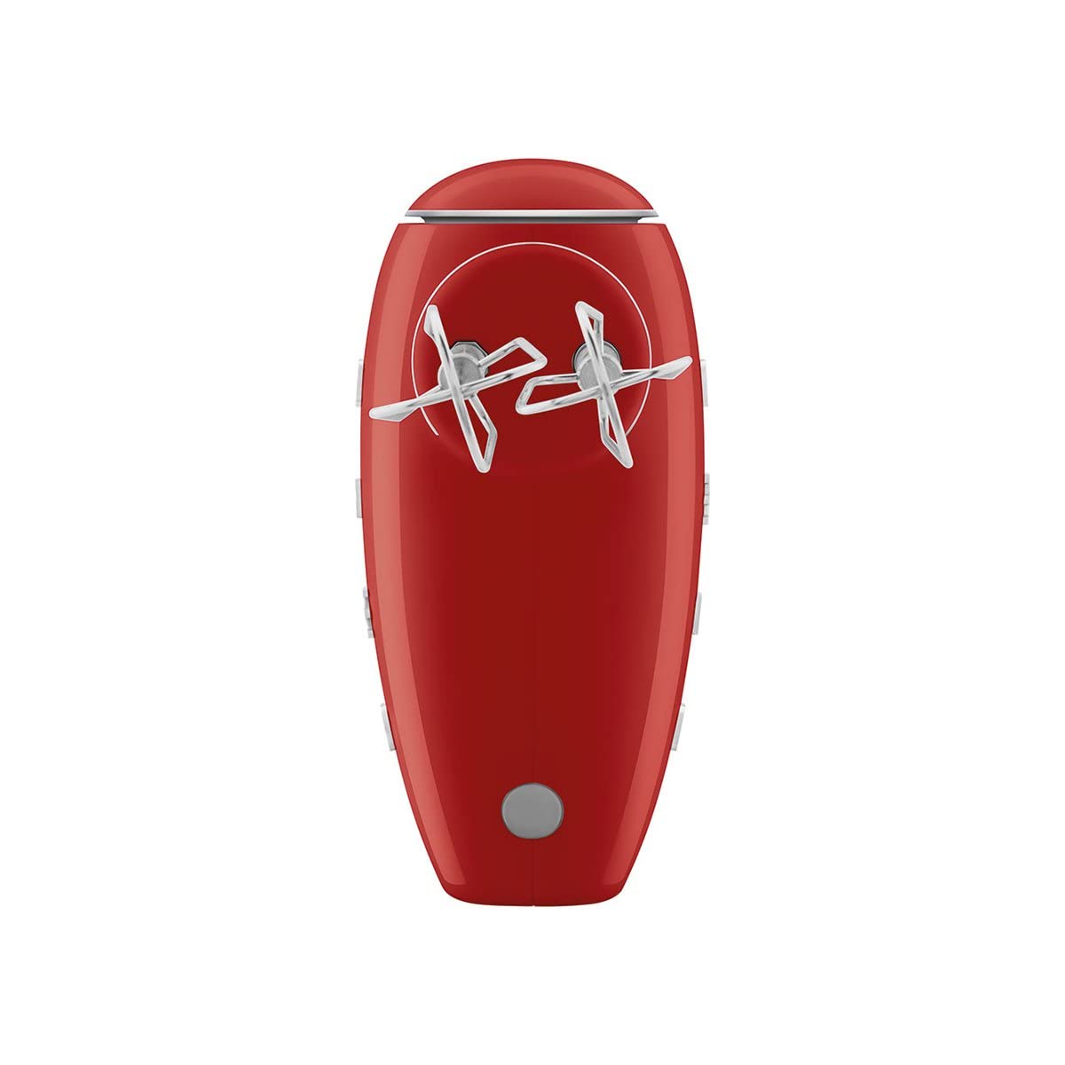 SMEG Retro 50's Style Red Electric Hand Mixer - Includes Beaters, Dough Hooks & Whisks Set - Perfect for Baking Cakes, Cookies & Whipping Cream at Home