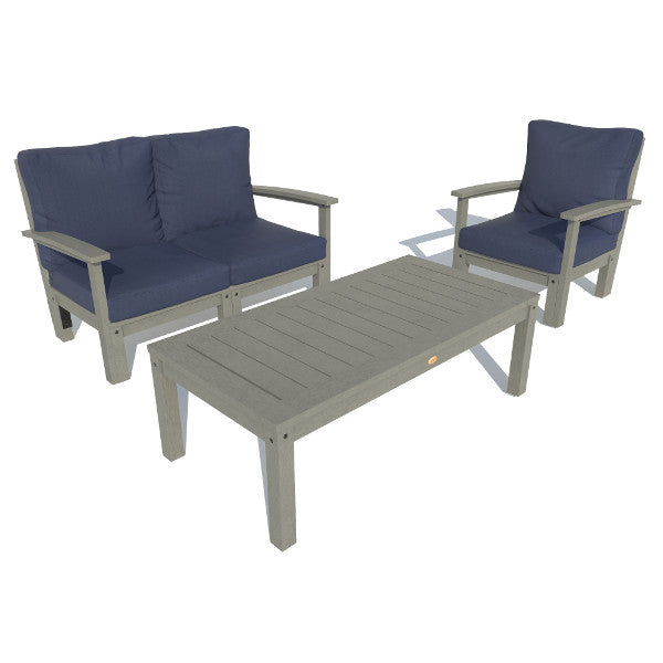 Navy Blue / Coastal Teak