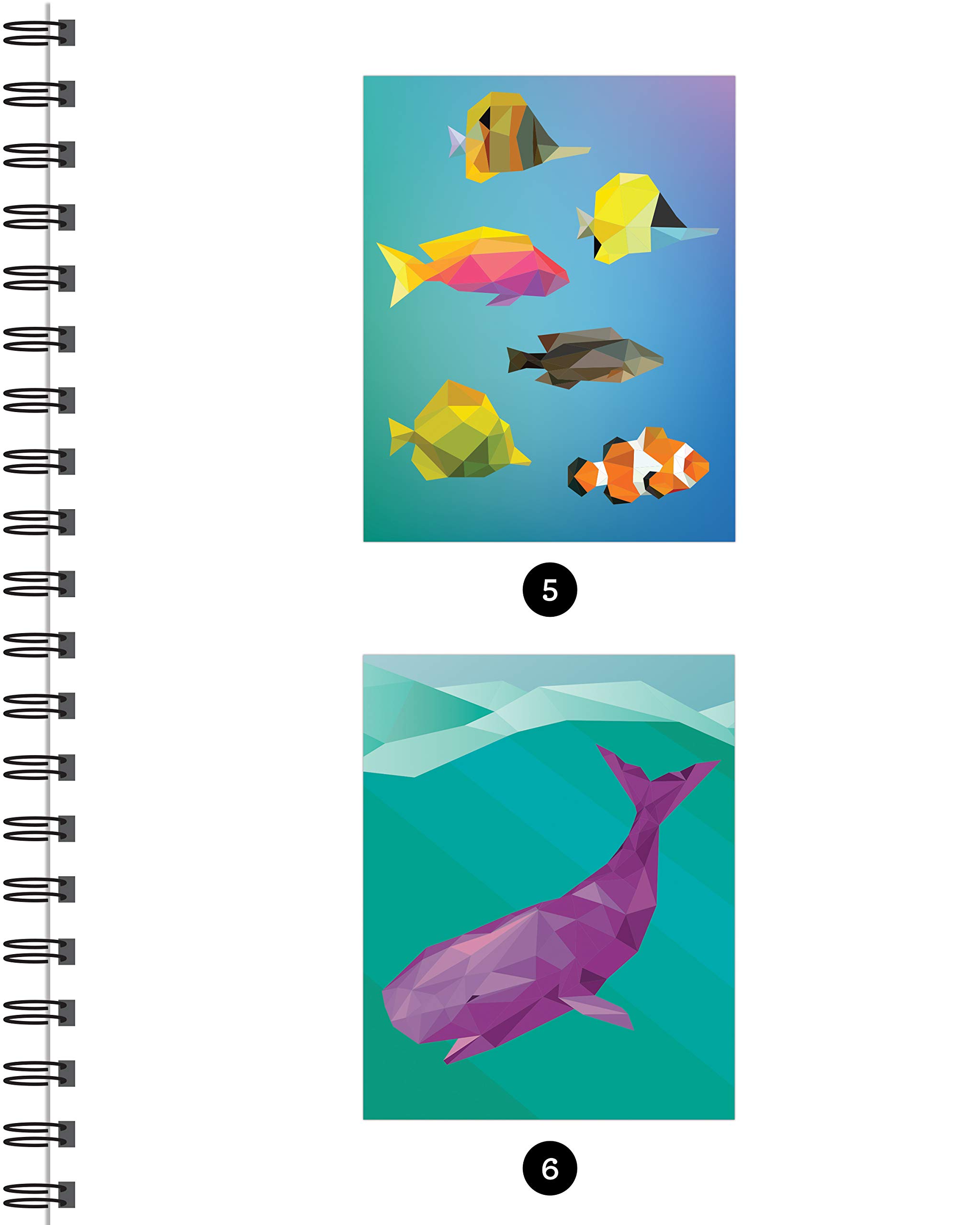 Ocean Sticker by Letter Puzzle Book - Kids Brain Games for Travel & Learning