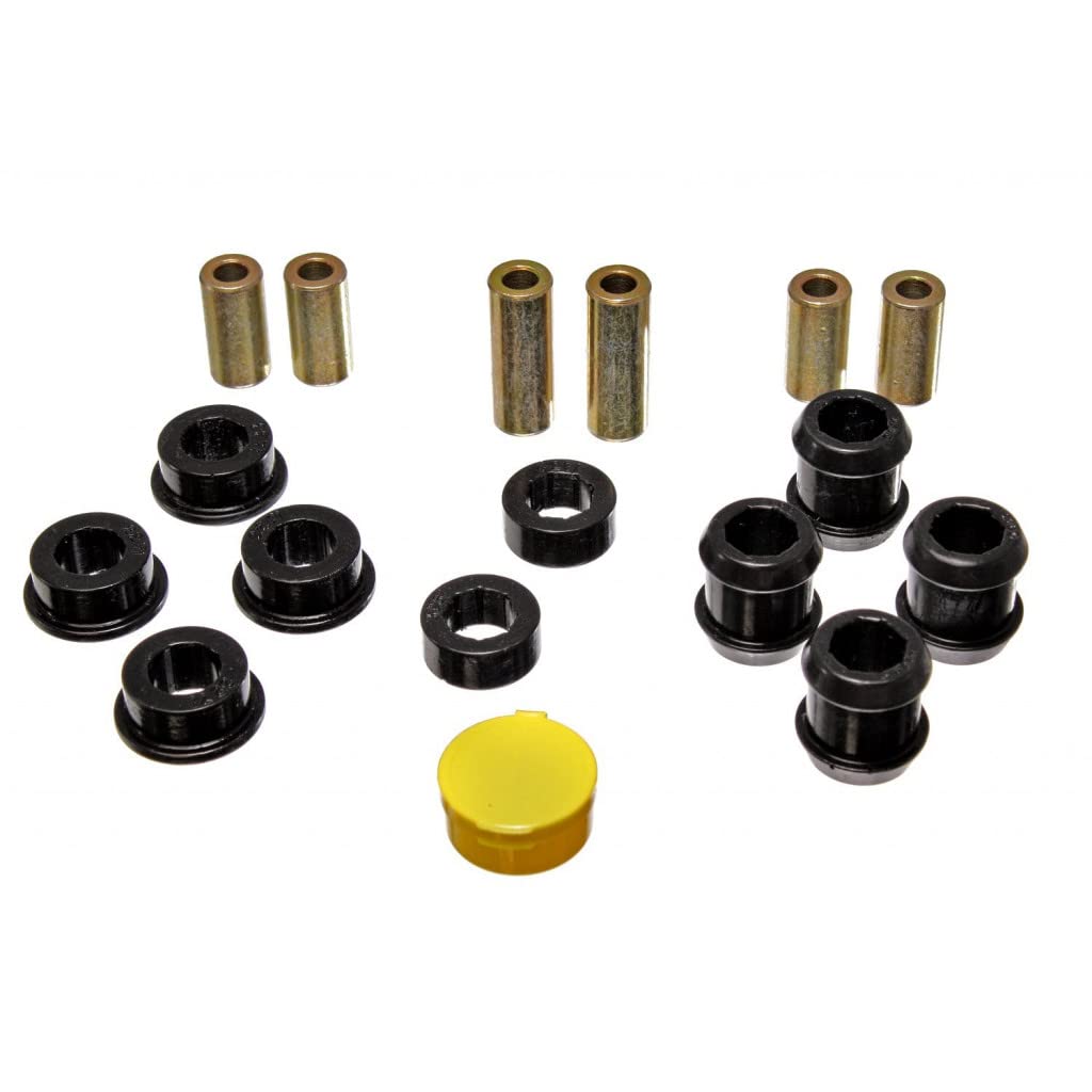 Energy Suspension Front Control Arm Bushing Set for 1988-1991 Honda CRX | Black Polyurethane Bushings (16.3103G) | Improves Handling & Ride Comfort for Daily Driving & Performance Upgrades