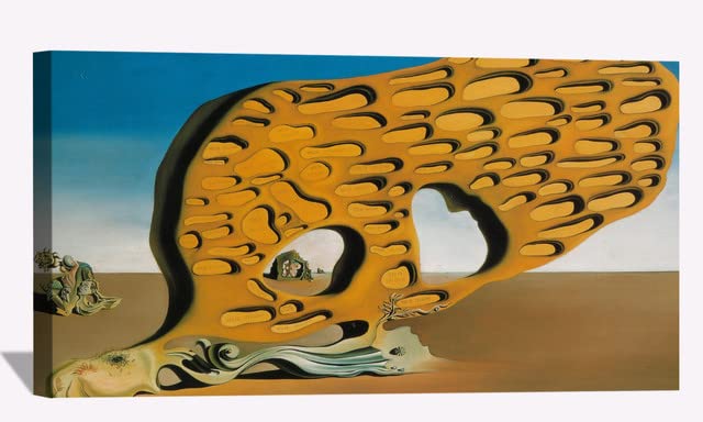 Salvador Dali The Mystery of Desire Framed Canvas Wall Art - Ready to Hang Surrealist Painting for Bedroom, Living Room & Office Decor | Perfect for Home, Office & Gift Giving