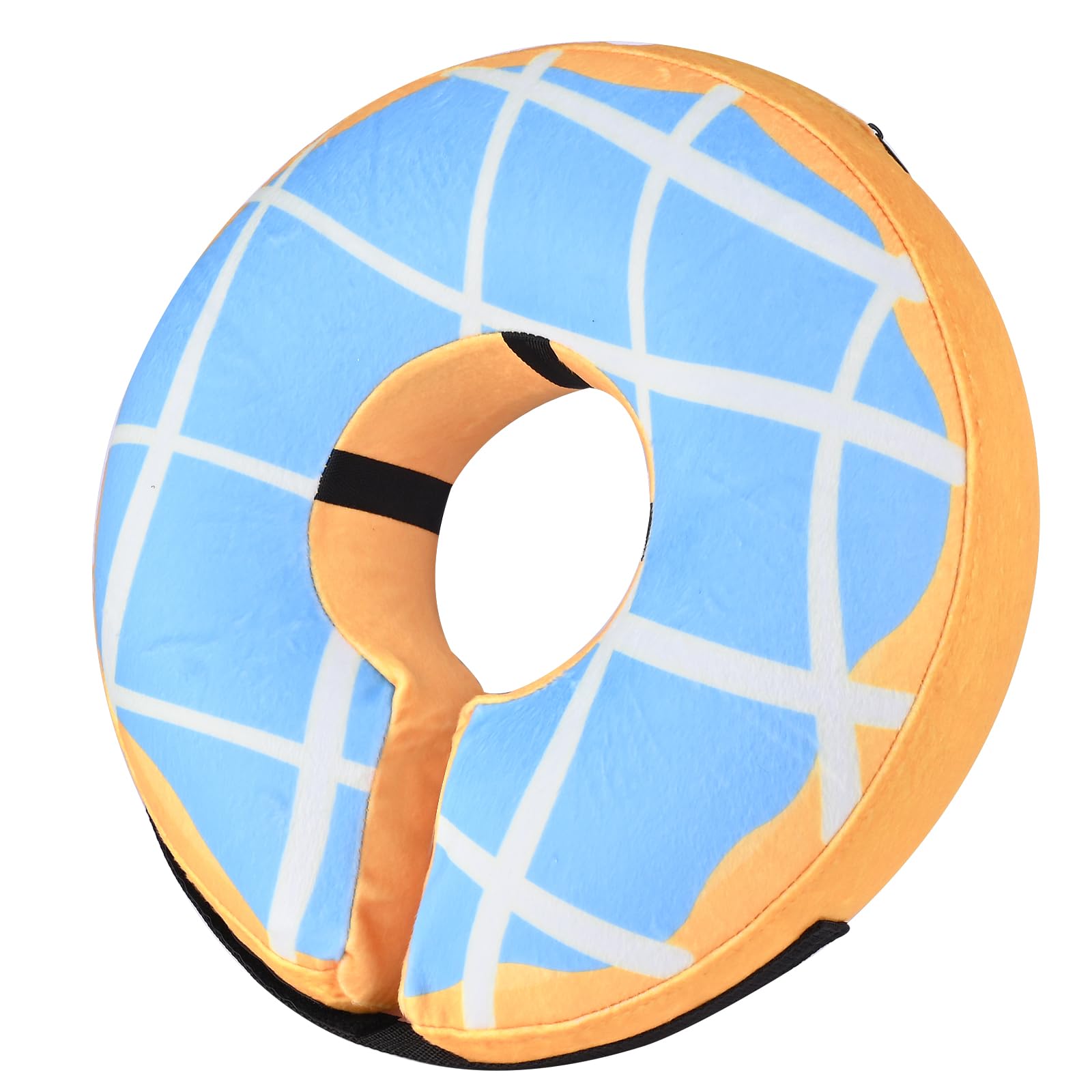 Katoggy Inflatable Dog Cone Collar - Soft Adjustable Blow Up Donut E-Collar for Small, Medium & Large Dogs & Cats - Post Surgery Recovery, Wound Protection & Comfort (Ideal for Spay/Neuter, Injuries & Vet Visits)