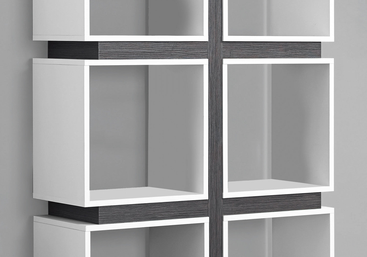 Modern White Rhea Bookcase - Stylish Storage for Books, Decor & More - Perfect for Living Room, Bedroom or Home Office