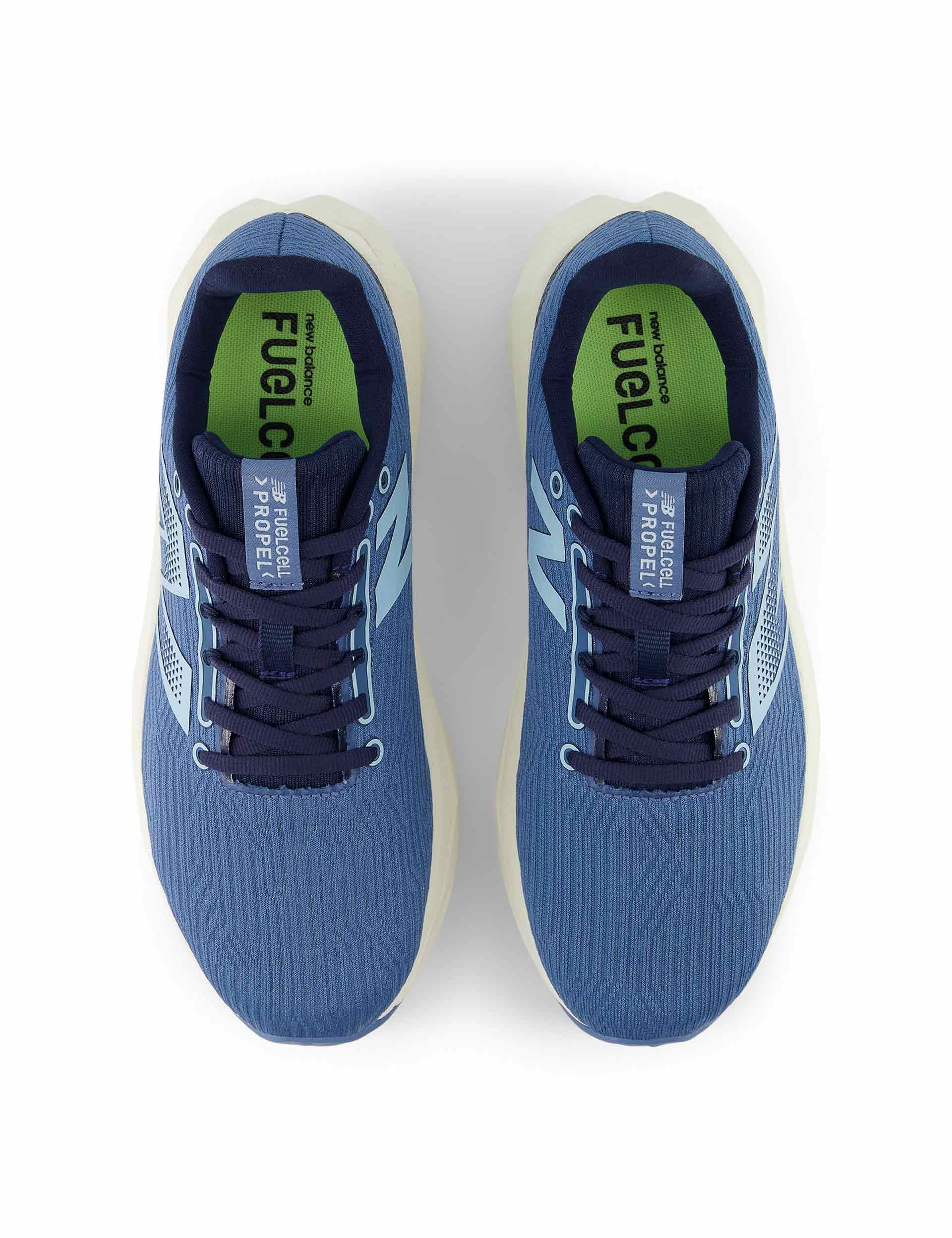FuelCell Propel v5 Running Shoes for Men & Women - Lightweight & Responsive Heron Blue Sneakers for Jogging, Training & Gym Workouts