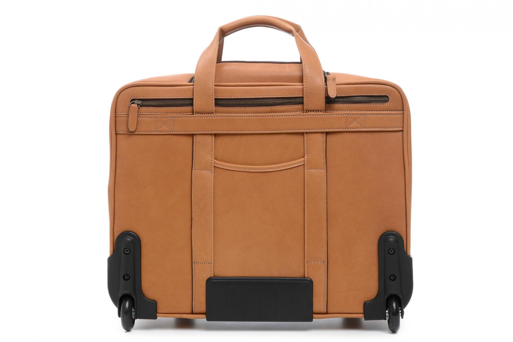 Korchmar Adventure Kenton Overnighter Wheeled Computer Briefcase - Durable Rolling Laptop Bag for Business Travel & Commuting - Perfect for Professionals, Airplane Carry-On & Office Use