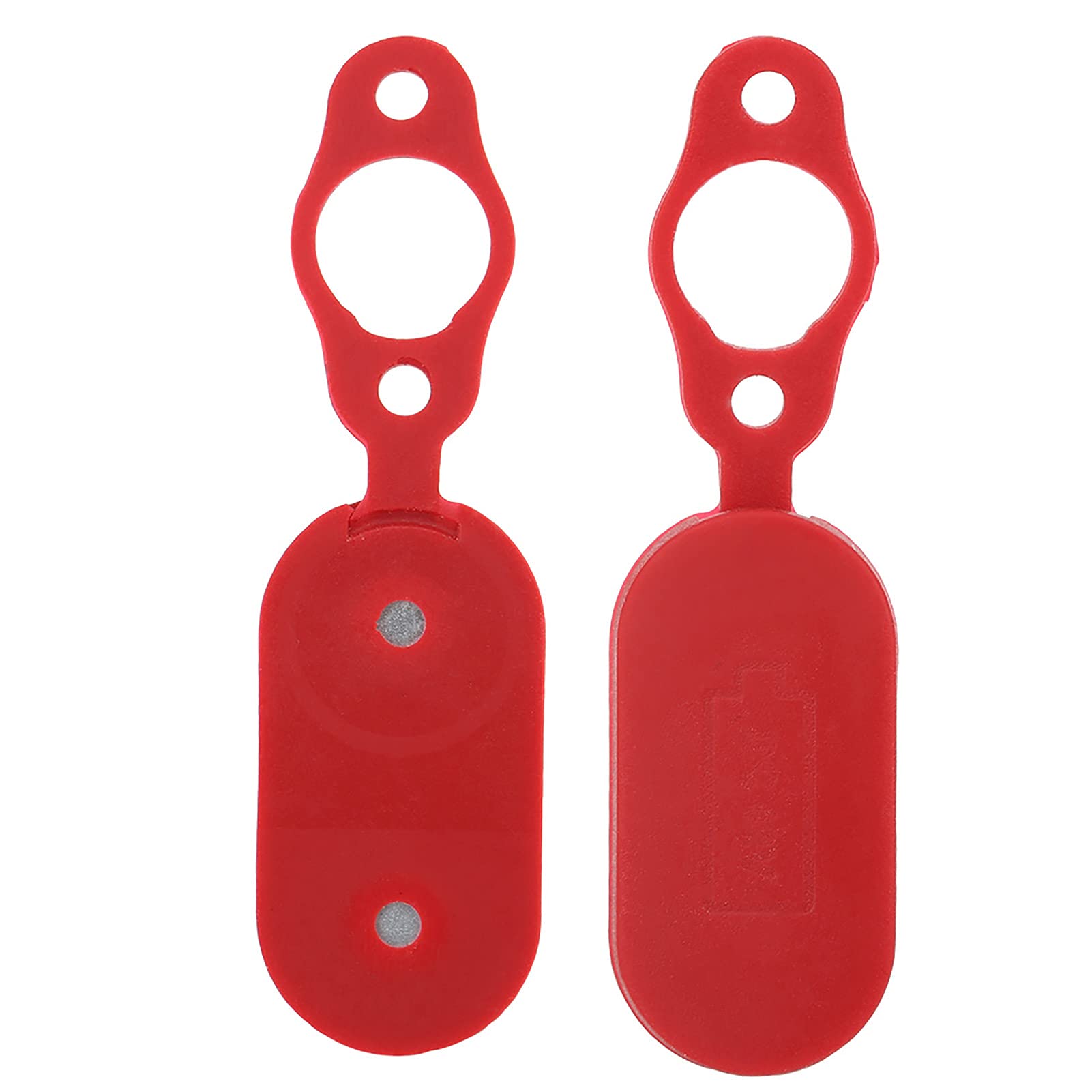 Keenso 2PCS Electric Scooter Charging Port Cover - Waterproof Accessory for PRO Electric Scooter (Red) | Dustproof & Rainproof Protection for Outdoor Riding & Commuting