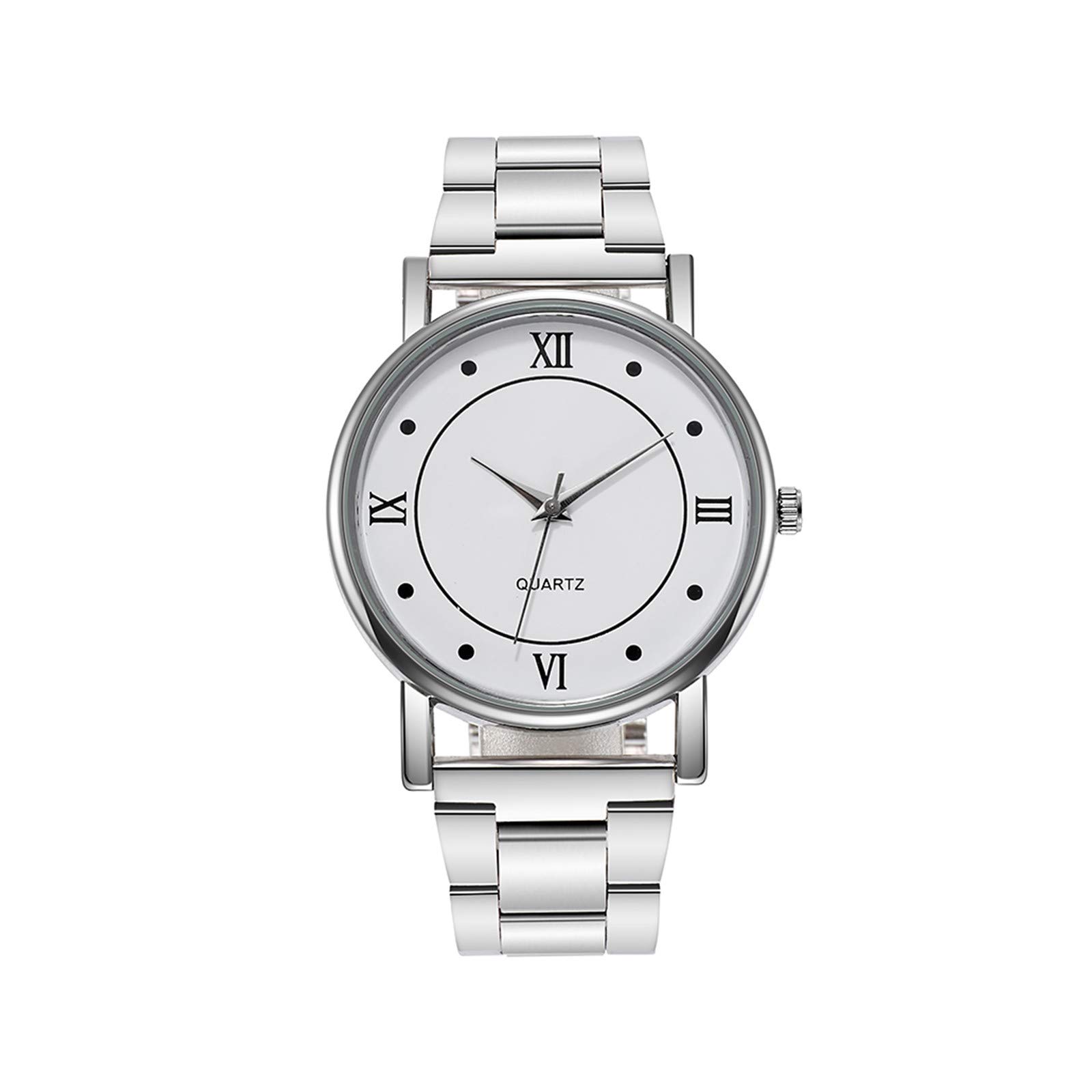 Men's Stainless Steel Business Watch - Ultra-Thin Quartz Casual Watch with Steel Strap for Professional & Everyday Wear | Perfect for Office, Meetings & Formal Occasions