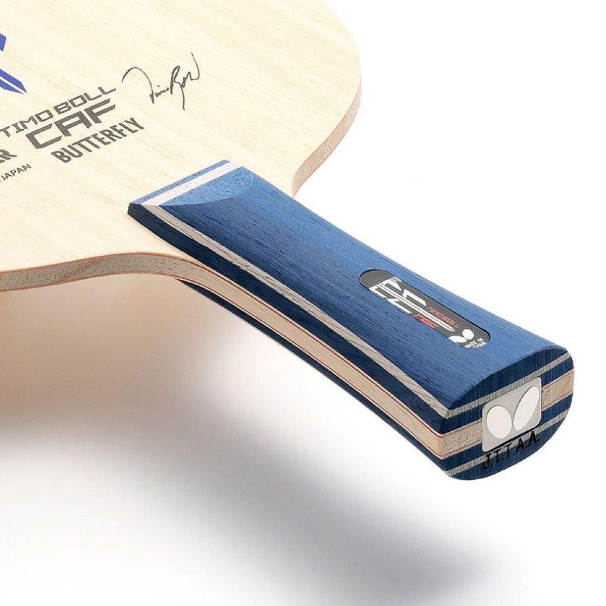 Butterfly Timo Boll CAF FL Shakehand Table Tennis Blade - Professional Ping Pong Racket for Offensive Play | Perfect for Tournaments & Training Sessions