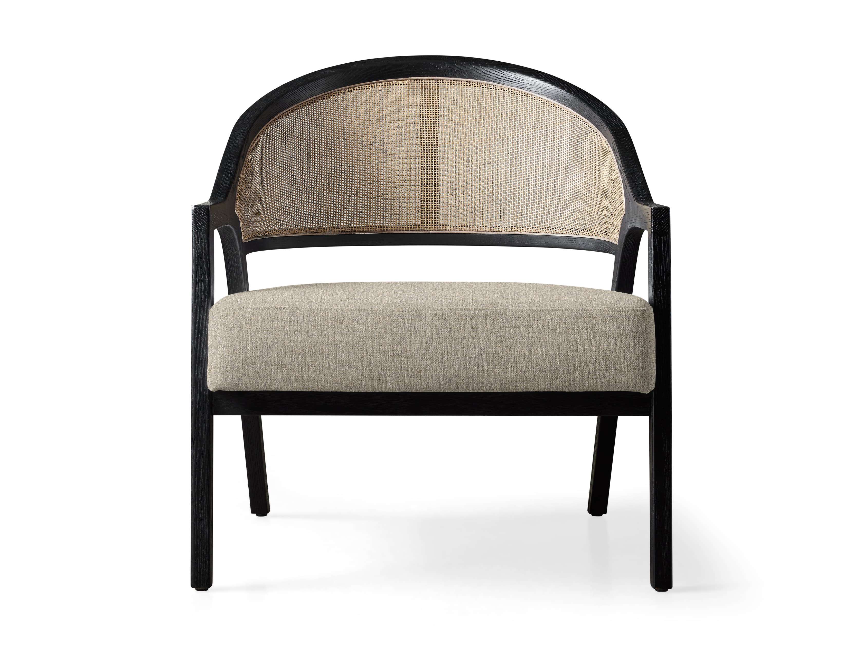Aimee Modern Accent Chair in Nomad Snow - Stylish Living Room Seating for Home, Office, and Lounge Areas
