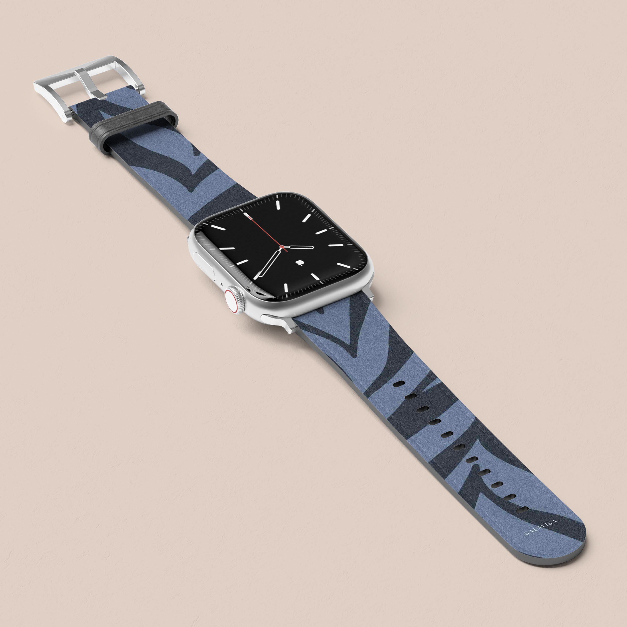 Blue Zebra Pattern Apple Watch Band - Stylish & Durable Replacement Strap for Apple Watch Series 1-9 - Perfect for Workouts, Running & Everyday Fashion Accessory