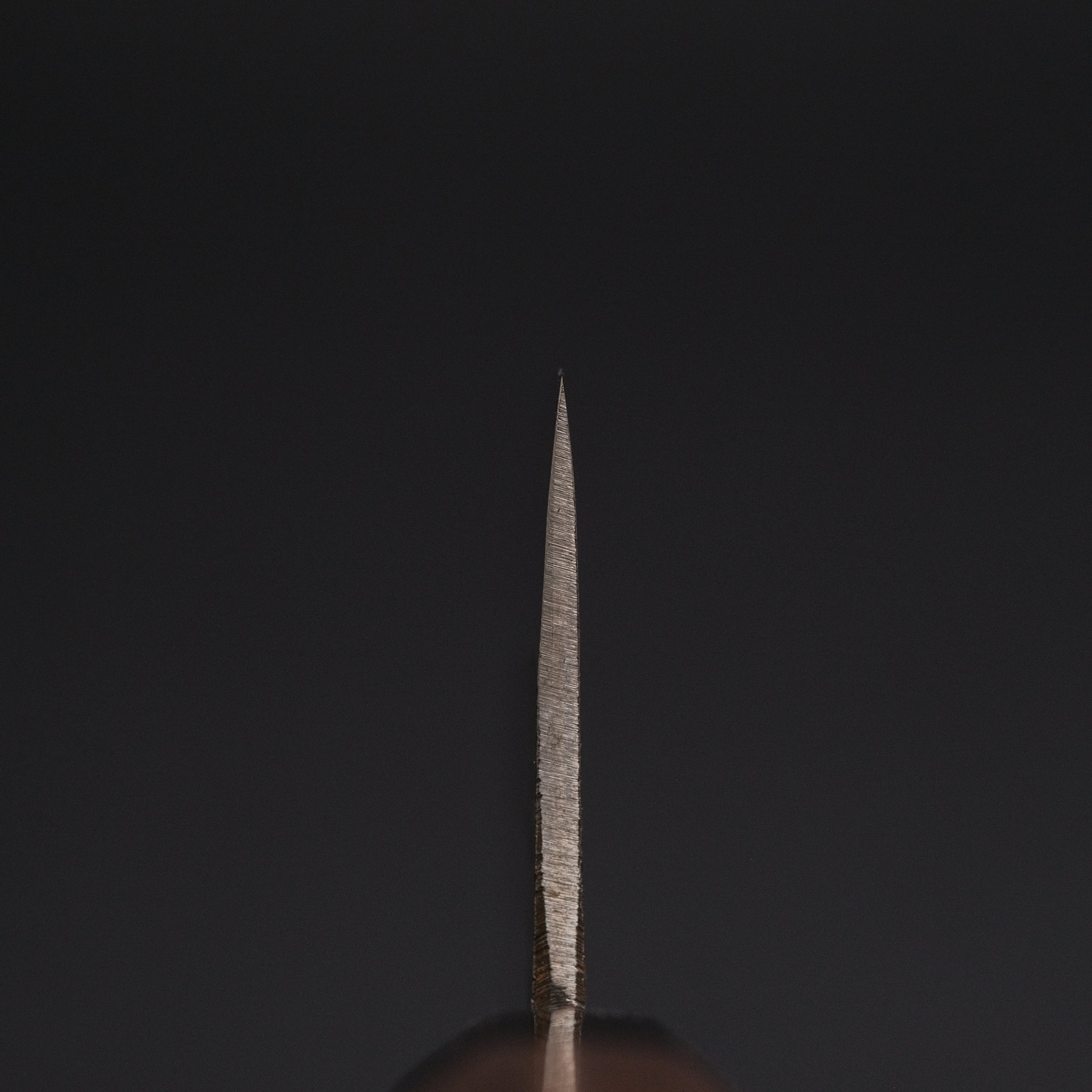 Hitohira Harima Forged Blue #2 Stainless Clad Nakiri Knife - Kurouchi Finish with Walnut Handle - Perfect for Vegetable Chopping, Slicing & Food Prep in Professional & Home Kitchens