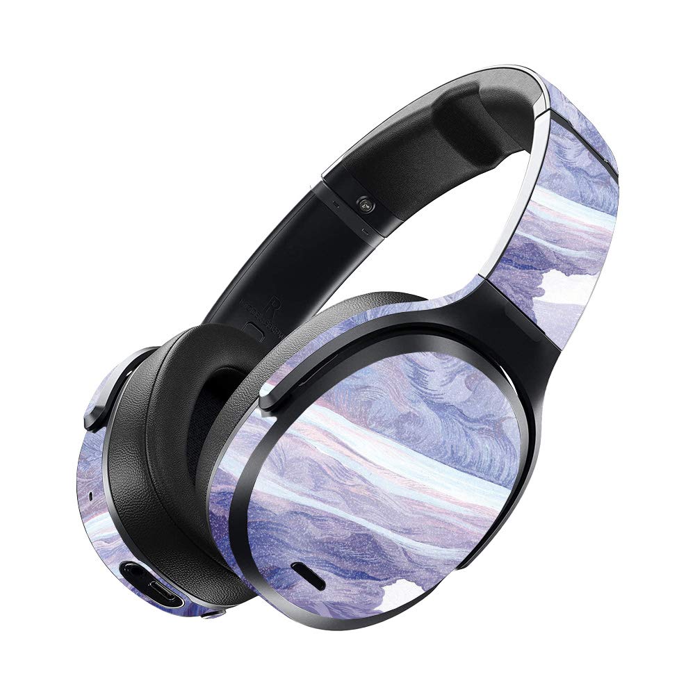 MightySkins Glossy Glitter Vinyl Wrap for Skullcandy Crusher ANC Headphones - Whirlwind Design | Protective Scratch-Resistant Cover | Easy Application & Removal | Made in USA | Perfect for Travel, Gym & Daily Use