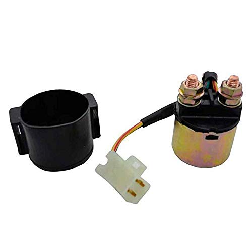 High-Quality Motorcycle Starter Solenoid Replacement Part - C66 Black - Durable Repair Accessory for Harley, Honda, Kawasaki & More - Perfect for DIY Motorcycle Maintenance & Engine Repair
