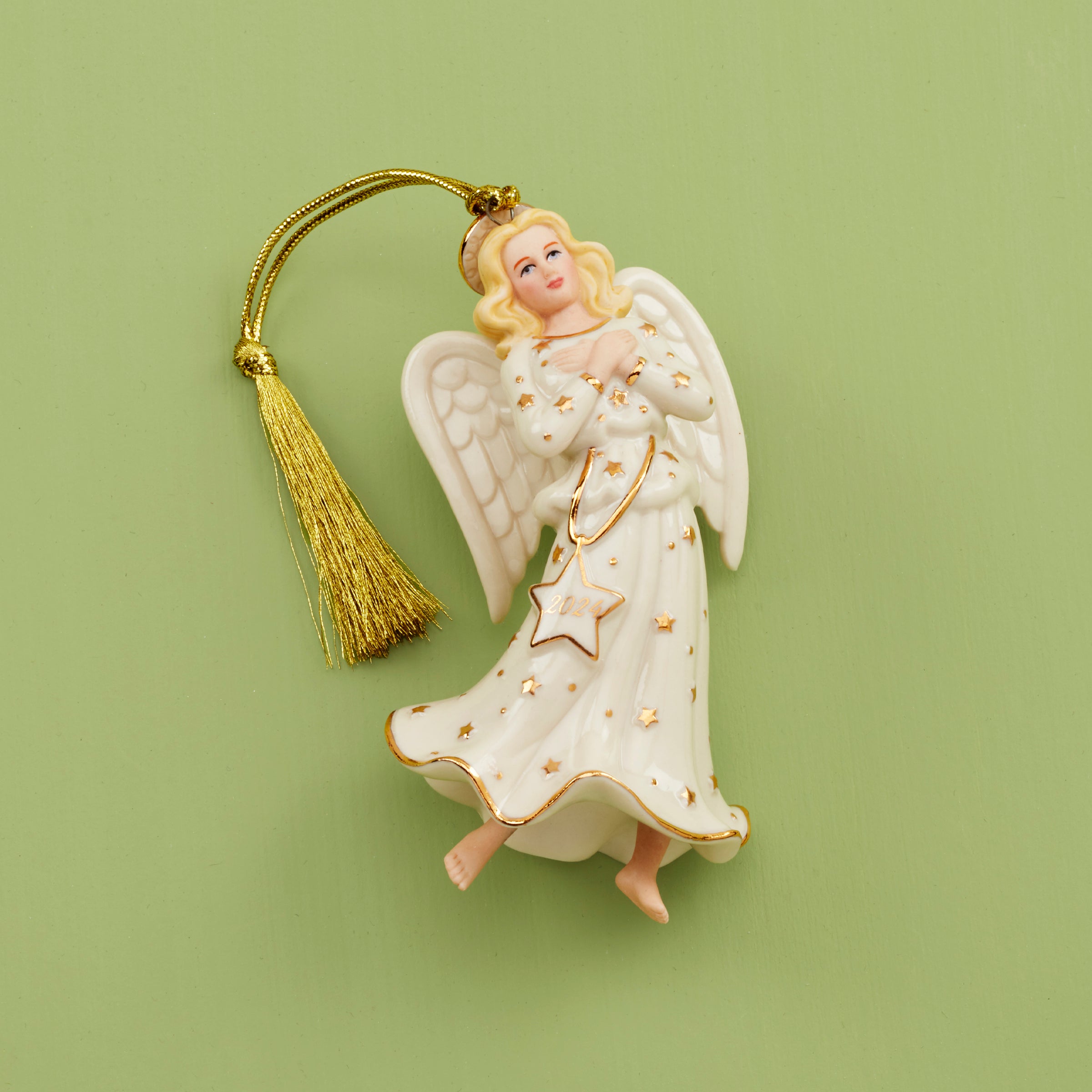 2024 Heavenly Angel Ornament - Christmas Tree Decorations, Holiday Home Decor, Gift for Mom & Grandma - Perfect for Xmas Decor, Mantel Display & Holiday Party Decorations
