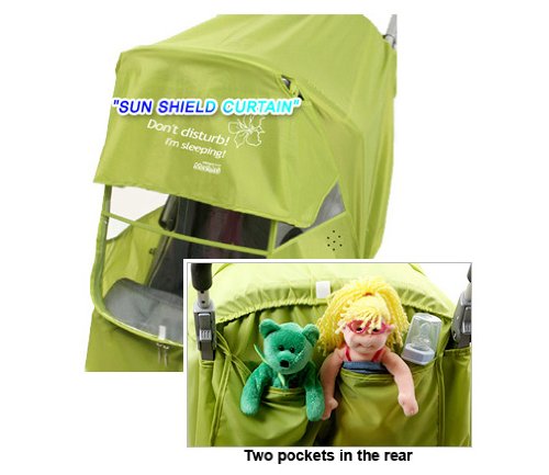 Manito Elegance Plus Stroller Weather Shield & Rain Cover - Universal Fit for Baby Strollers, Waterproof & Windproof Protection in Blue - Perfect for Rainy Days, Snowy Weather & Outdoor Adventures with Your Baby